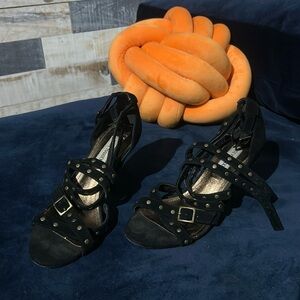 Steve Madden Studded Detailed Strappy Heels Size 8